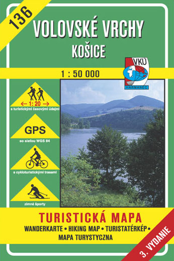 136 Volovské vrchy - Košice 1:50 000