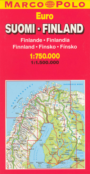 Fínsko 1:750 000