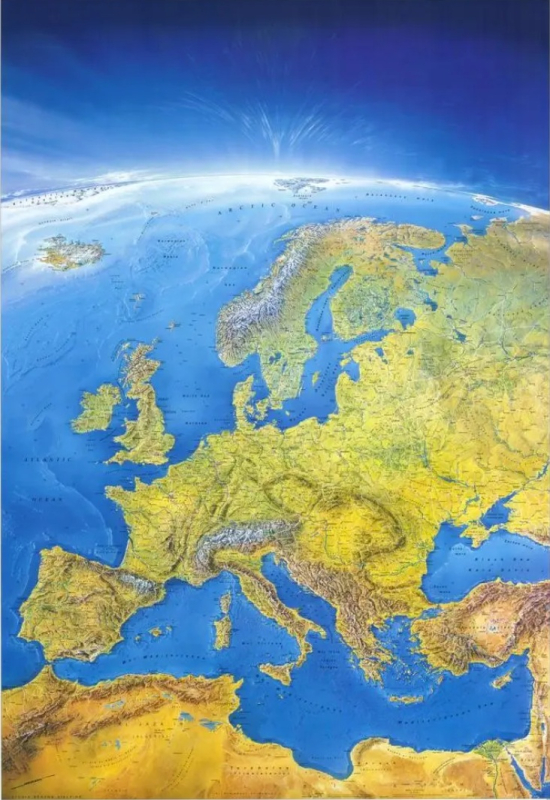 PAN Európa, 68 x 97 cm
