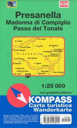 TM 639 Presanella-Madona 1:25 000
