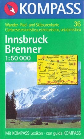 TM 36 Innsbruck - Brenner 1: 50 000