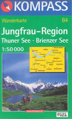 TM 84 Jungfrau-Region 1:50 000