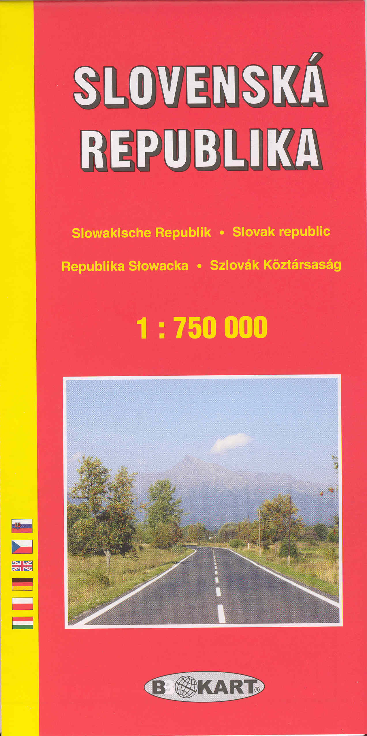 Automapa Slovenska 1:750 000
