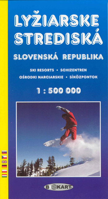 Automapa lyžiarske strediská SR 1:500 000