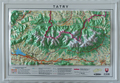 Reliéfna mapa Tatry 1:200 000